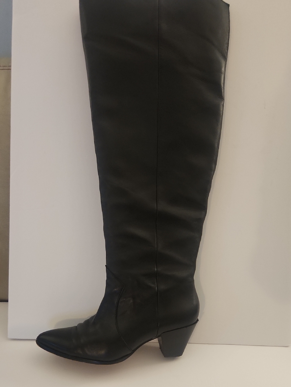 Vince Camuto Sewinny Black Over The Knee Women's Boot 9W XC